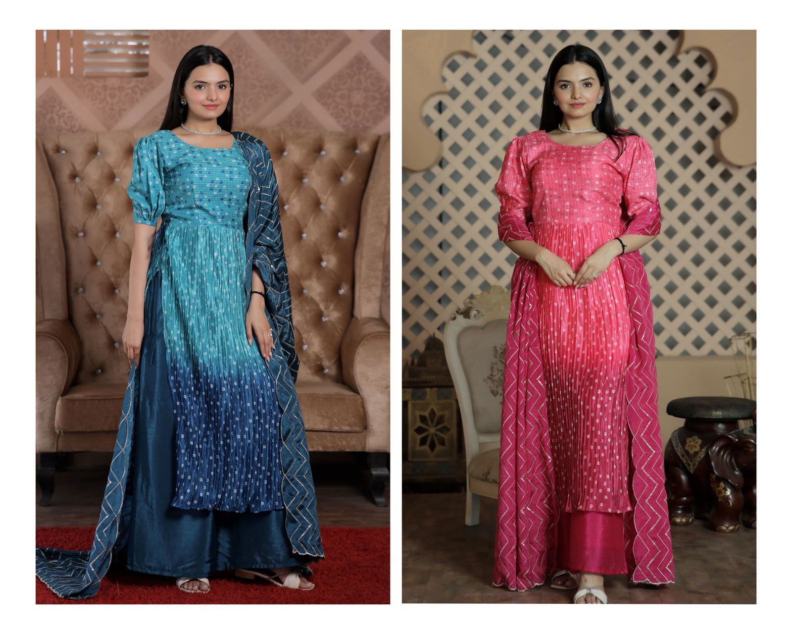 KA 1045 Naira Cut Designer Readymade Suits Catalog